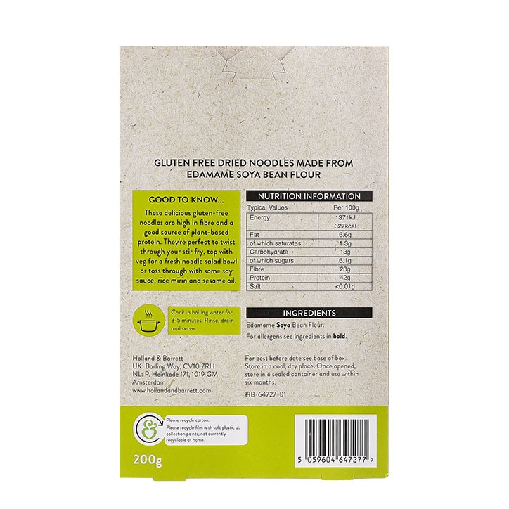 Holland & Barrett Edamame Bean Noodles 200g